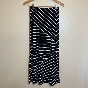 ANN Taylor Loft Maxi Striped Skirt
